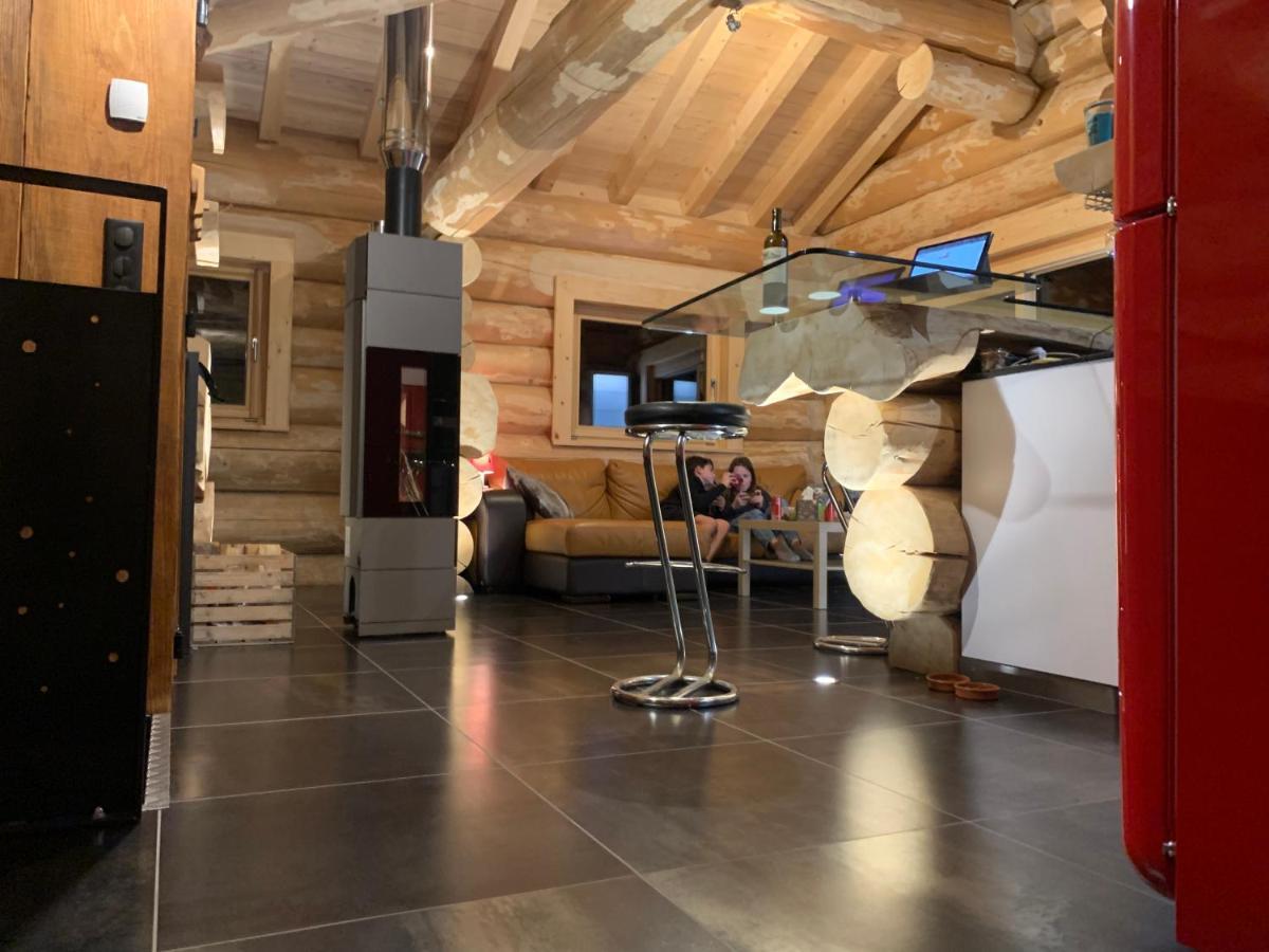 Chalet Anzac Chalet 5 Etoiles En Rondins Tout Neuf Unique Dans Les Aravis Les Villards-sur-Thônes Exterior foto